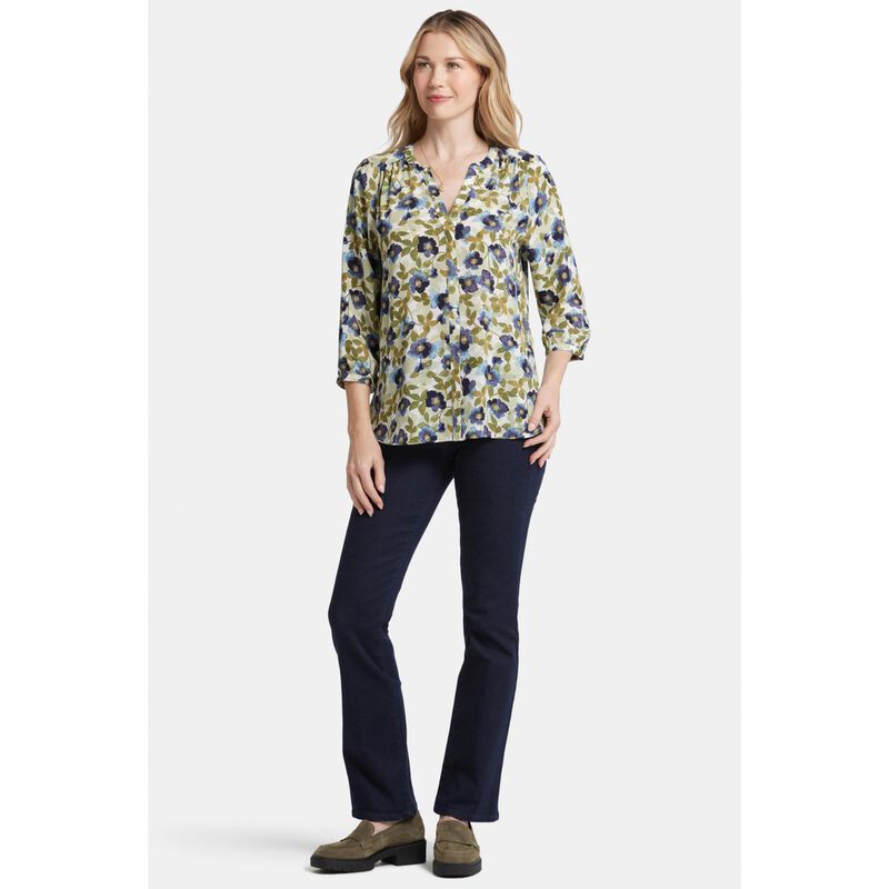 NYDJ Pintuck Blouse image number 2